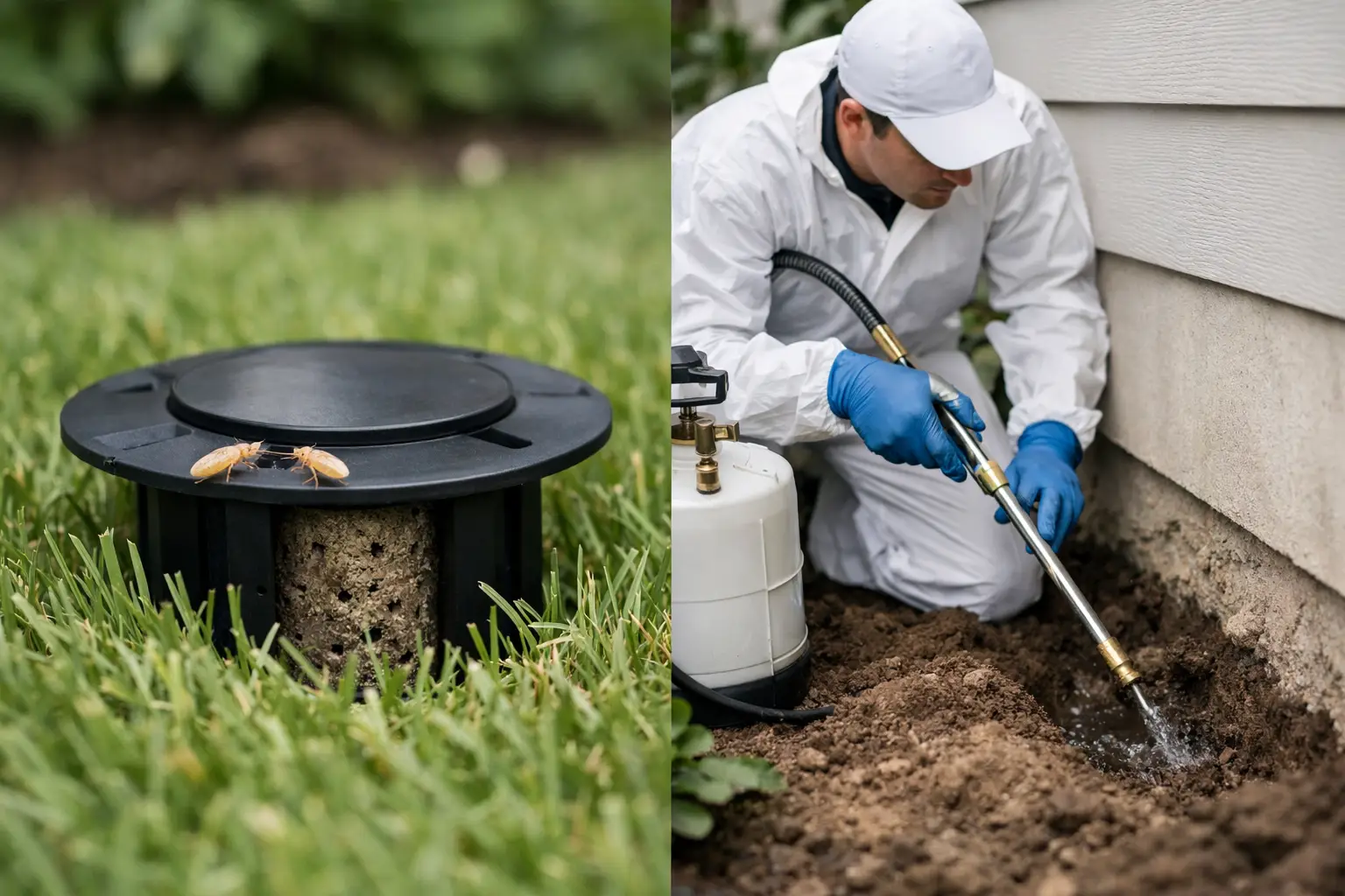 Termite Baiting vs Soil Treatment Compared