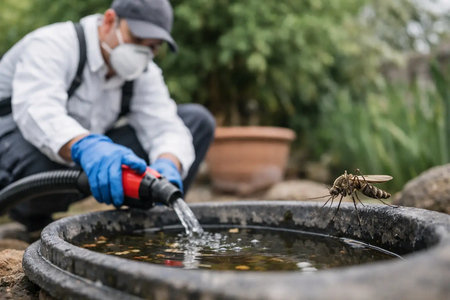 How to Remove Standing Water Before Mosquitoes Breed